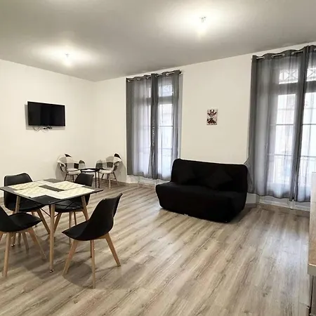F2 Meuble Avec Balcon, Clim, Wifi, Animaux Admis - 50m Des Thermes - Fr-1-703-198